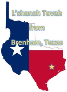 L'shana tova from Brenham, Texas!