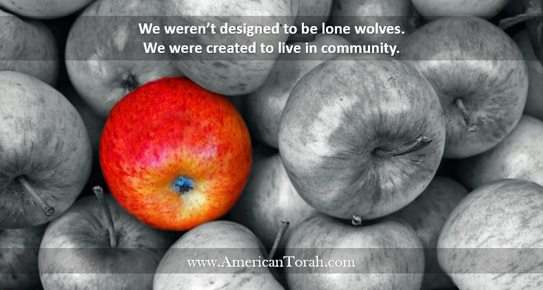 We weren't created to be lone wolves, but to live in community.