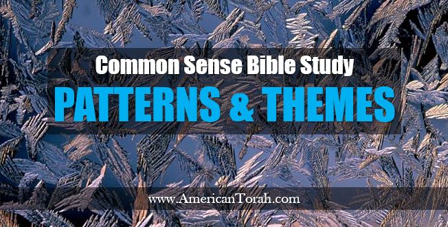 Patterns, Themes, and other advanced topics in Common Sense Bible Study