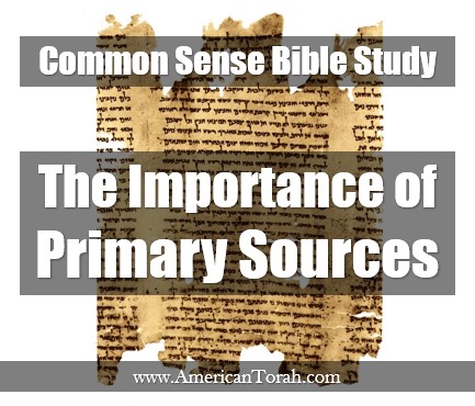 The importance of primary sources in finding the real truth.
