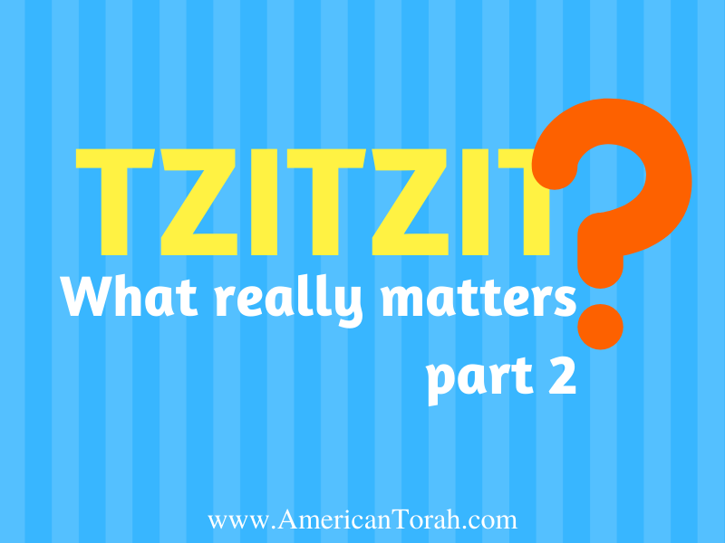 Regarding tzitzit, where does the commandment end and tradition begin?