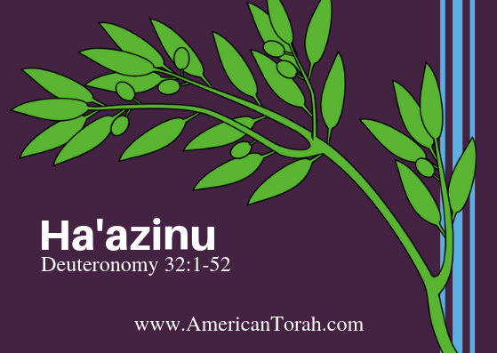 New Testament passages to study with Torah portion Ha'azinu (Deuteronomy 32), plus links to commentary and videos.