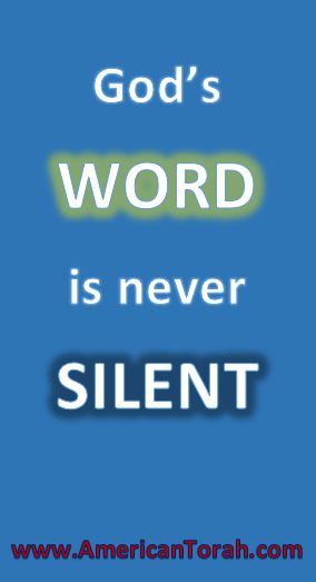 God's Word is never silent