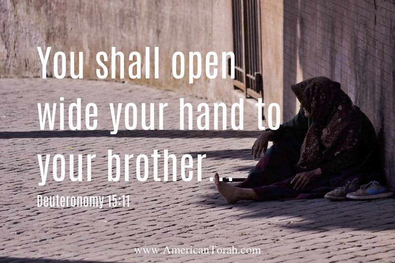 You shall open wide your hand to your brother... Charity among believers