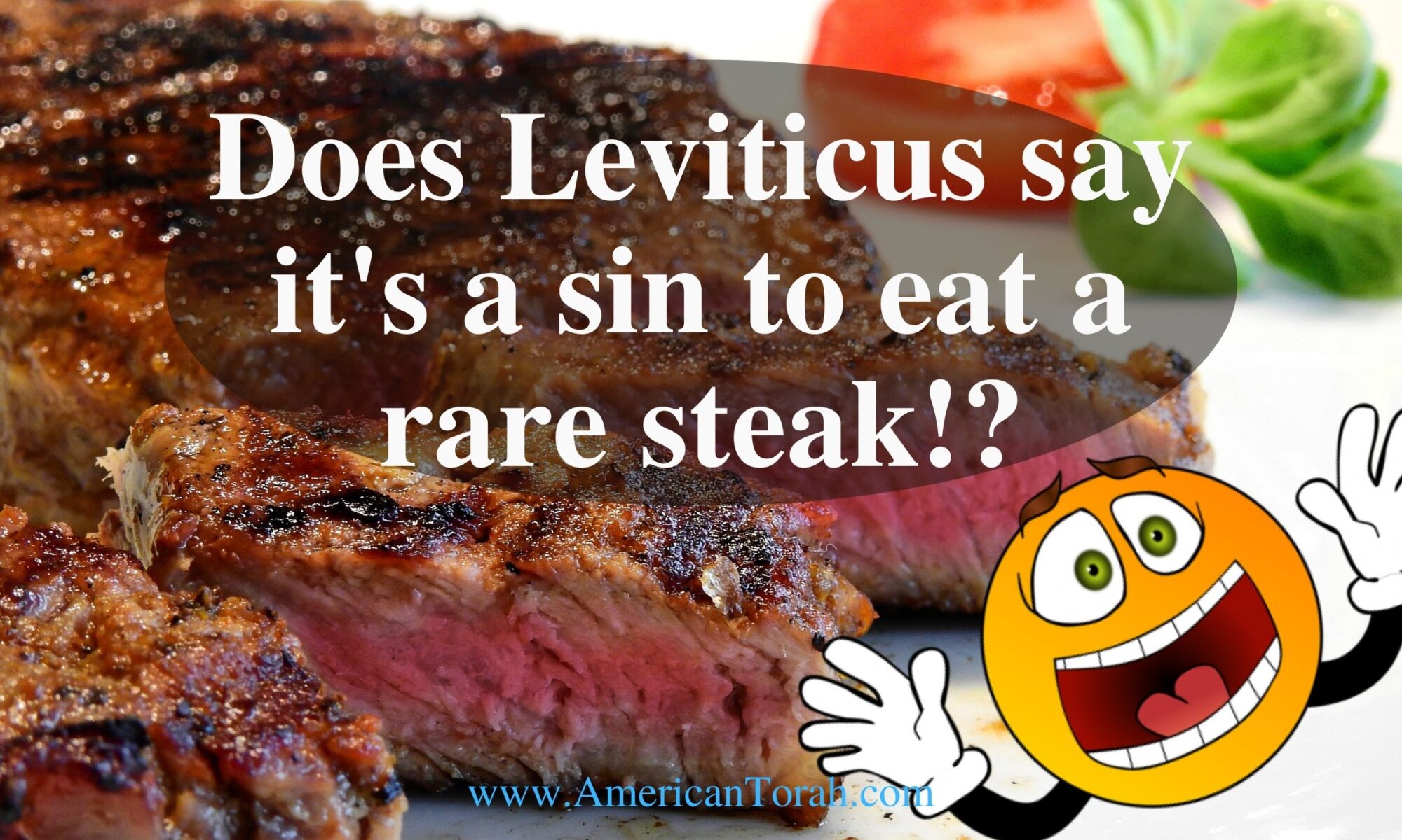 Does Leviticus 17 say it's a sin to eat rare meat?